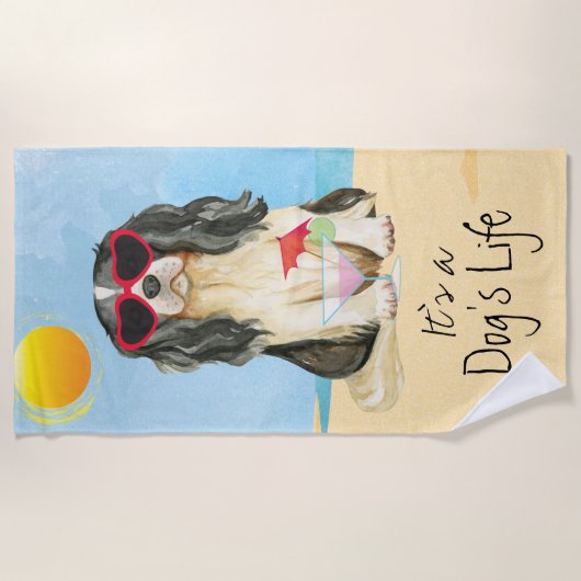 Serviette De Plage Cavalier d'été (Devant)