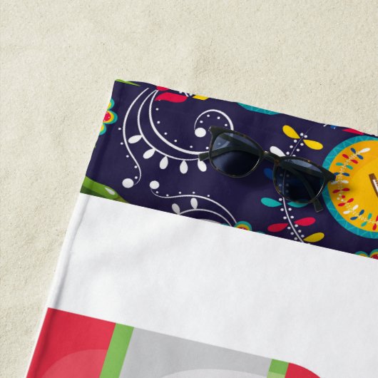 Serviette De Plage Célébration du chili décoratif (En situation)