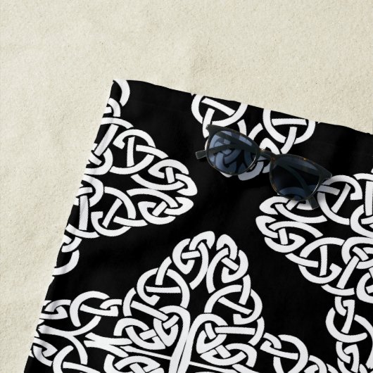 serviette de plage céleste de croix (En situation)