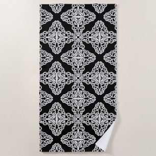 serviette de plage céleste de croix