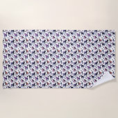 Serviette De Plage Celestial Unicorns Beach Towel (Devant)