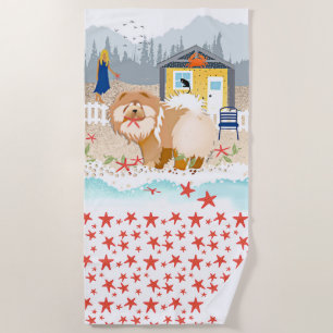Serviette De Plage CELUI-CI COMPTE - chow Beach Towel