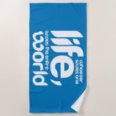 Serviette De Plage Celui qui sauve une vie (Devant)