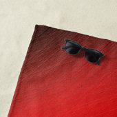 Serviette De Plage Cendres noires et Phoenix rouges (En situation)