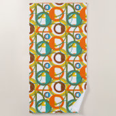 Serviette De Plage Cercles, cercles (Devant)