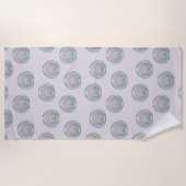 Serviette De Plage Cercles de paquetage (Devant)