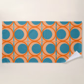 Serviette De Plage Cercles et lignes MCM (Devant)