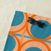 Serviette De Plage Cercles et lignes MCM (En situation)