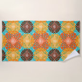 Serviette De Plage Cercles localisés (Devant)