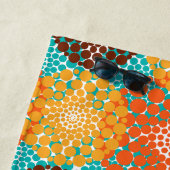 Serviette De Plage Cercles localisés (En situation)
