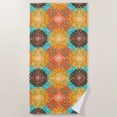 Serviette De Plage Cercles localisés (Devant)