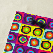 Serviette De Plage cercles motif (En situation)