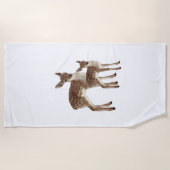 Serviette De Plage Cerf (Devant)