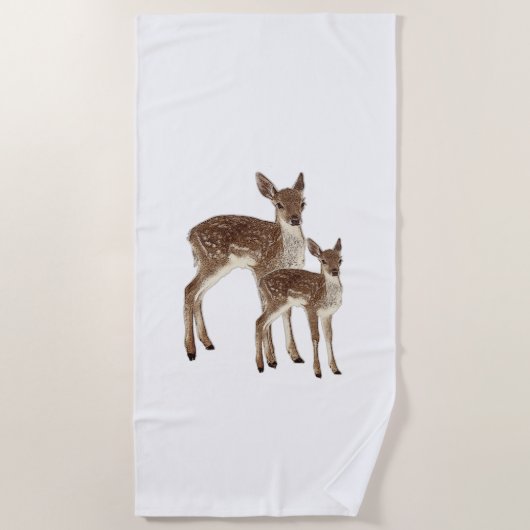 Serviette De Plage Cerf (Devant)