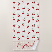 Serviette De Plage Cerises (Devant)
