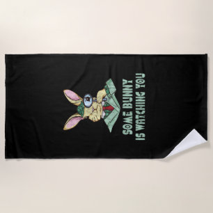 Serviette De Plage Certains lapins vous regardent Lapin de Pâques