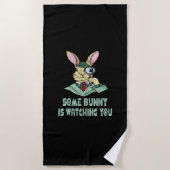 Serviette De Plage Certains lapins vous regardent Lapin de Pâques (Devant)