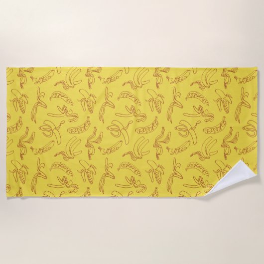 Serviette De Plage C'est Bananas (Devant)