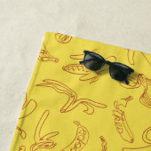 Serviette De Plage C'est Bananas (En situation)