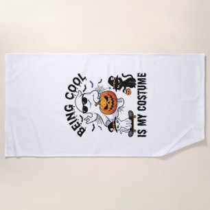 Serviette De Plage C'est Cool C'est Costume Halloween Fantôme Citroui
