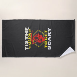 Serviette De Plage C'est la saison d'obtenir un Grim Reaper Halloween