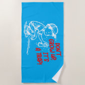 Serviette De Plage C'est un piège (Devant)
