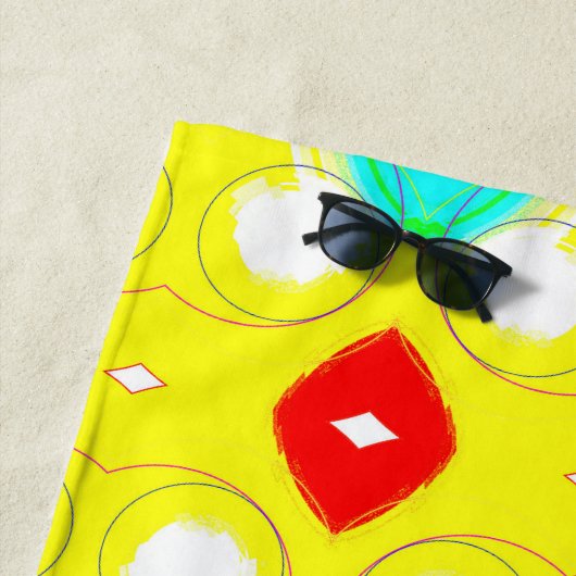 Serviette De Plage C'Est Vrai. (En situation)