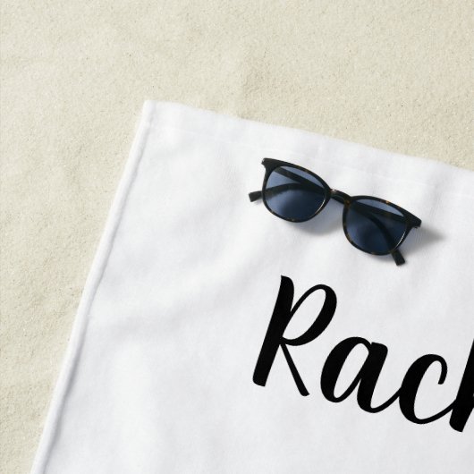 Serviette De Plage Cette Fille Aime La Gymnastique Étoiles Leap (En situation)