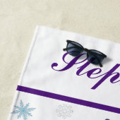 Serviette De Plage Cette Fille Aime Le Patinage Artistique (En situation)