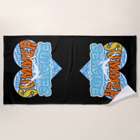 Serviette De Plage Cette Plage D'Été (Devant)