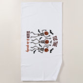 Serviette De Plage Cette saison sera Éffrayante (Devant)