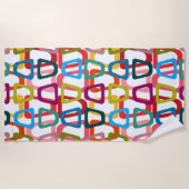 Serviette De Plage Chaîne, Chaîne, Chaîne (Devant)