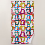 Serviette De Plage Chaîne, Chaîne, Chaîne (Devant)