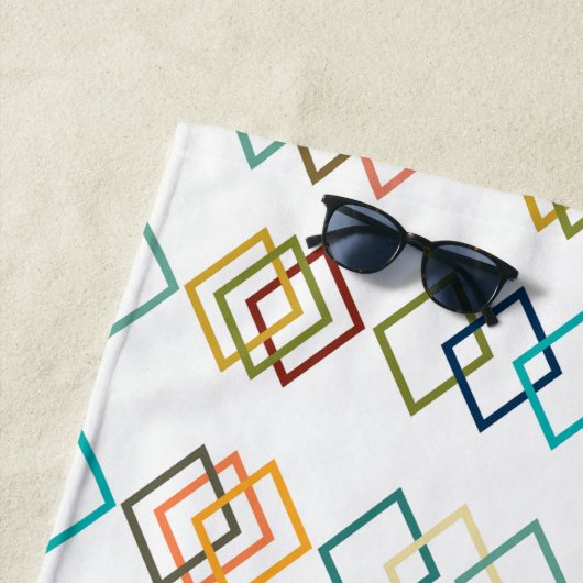 Serviette De Plage Chaînes de diamant (En situation)