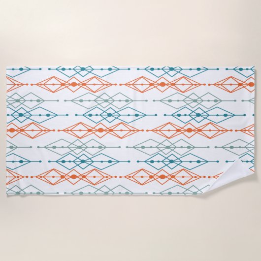 Serviette De Plage Chaînes de diamant (Devant)