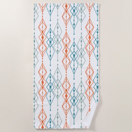 Serviette De Plage Chaînes de diamant (Devant)