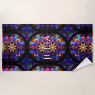 SERVIETTE DE PLAGE CHAKRA STAR NOUVEAU ÂGE CONCEPTION