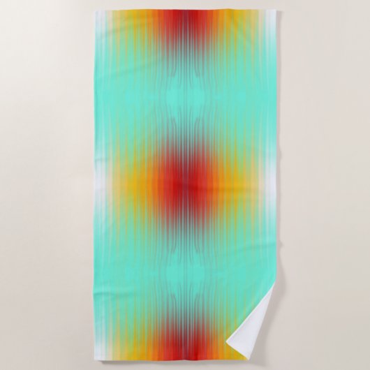 Serviette De Plage Champ de plasma de rentrée de vaisseau spatial Cou (Devant)