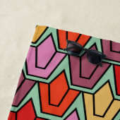 Serviette De Plage Champ de tulipe mixte (En situation)