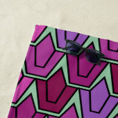 Serviette De Plage Champ de tulipe pourpre (En situation)