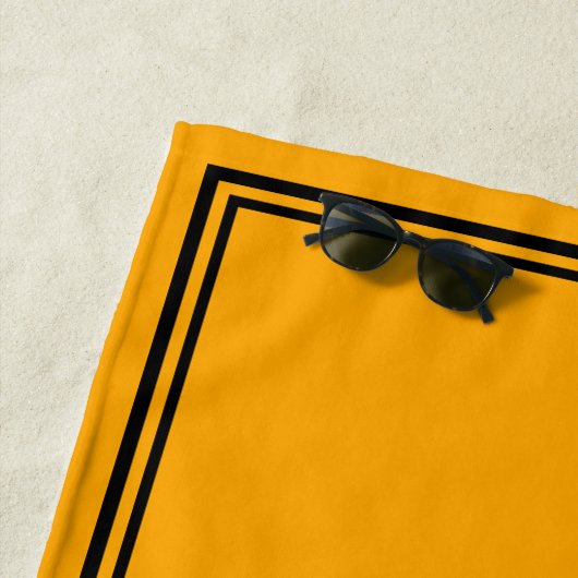 Serviette De Plage Champagne Inspiré Avant Vows Nom Orange (En situation)