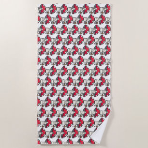 Serviette De Plage champignon