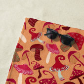 Serviette De Plage Champignons mignons (En situation)