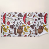 Serviette De Plage Champignons sauvages (Devant)