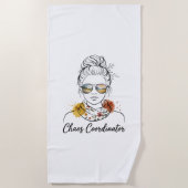 Serviette De Plage Chaos Coordinator (Devant)