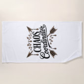 Serviette De Plage Chaos Coordinator (Devant)