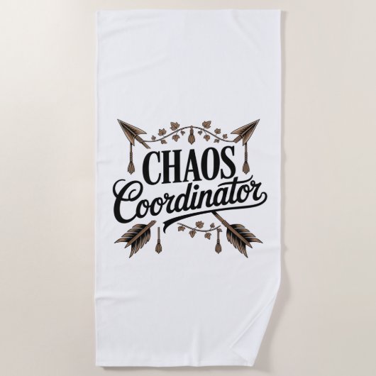 Serviette De Plage Chaos Coordinator (Devant)