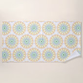 Serviette De Plage Chaos d'été (Devant)