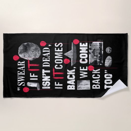 Serviette De Plage Chapitre 2 | Graphique éditorial (Devant)