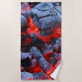 Serviette De Plage Charbons ardents (Devant)